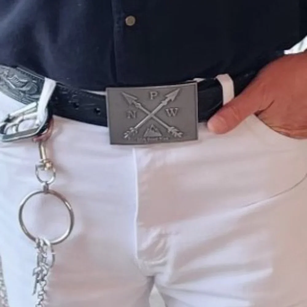 PNW Arrows Western Belt Buckle - Picture 4 of 6